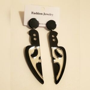 NEW Halloween Scream Ghostface Stud‎ Fashion Earrings